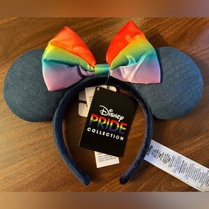Disney Rainbow Mouse Ears Headband Pride edition. NWT